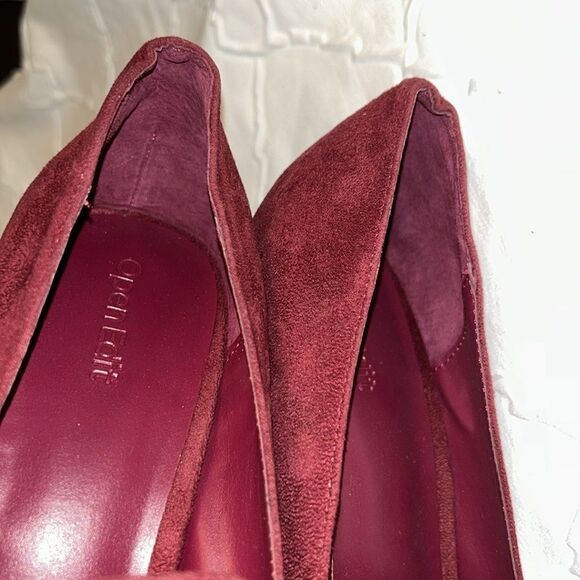 Open Edit in Red Cranberry Slip on Platform Pump Shoes(Size 9.5M) - Picture 7 of 8